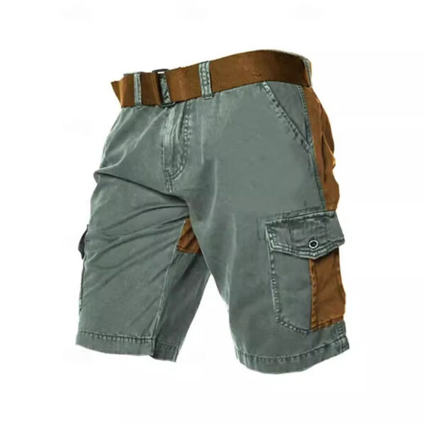 Men's Cotton Casual Three-dimensional Pocket Overalls – Image 3