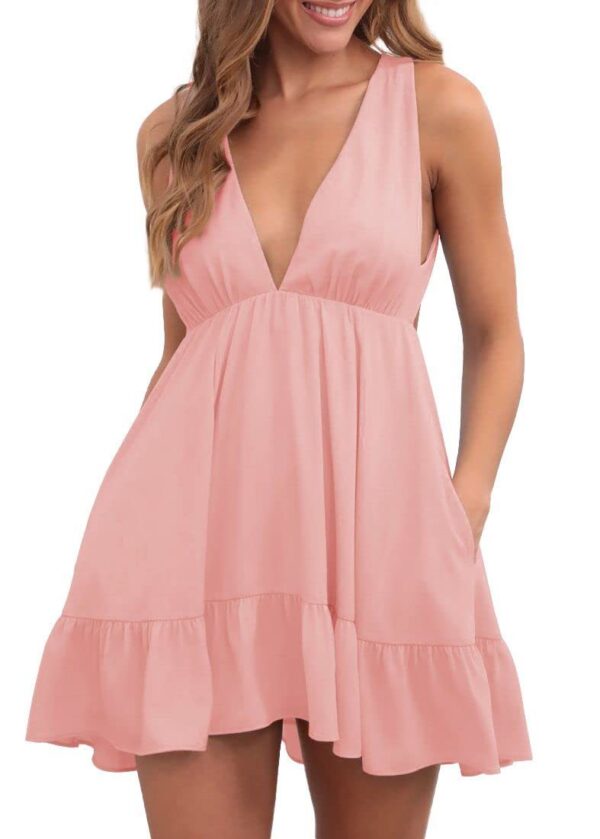 Backless Sleeveless Sling Dress Women – Image 9