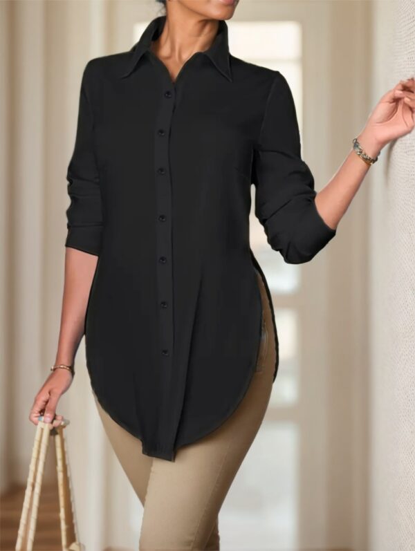 Split Button Front Shirt – Image 3