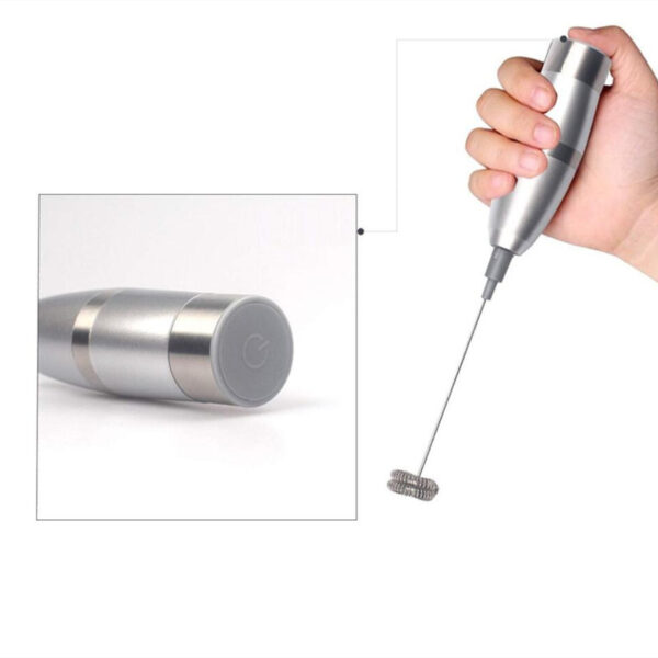 Stainless Steel Mixer Single And Double Egg Beater Electric Milk Frother – Image 4