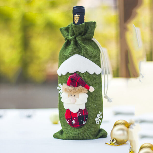 Christmas Decorations Christmas Wine Bottle Socks – Image 2
