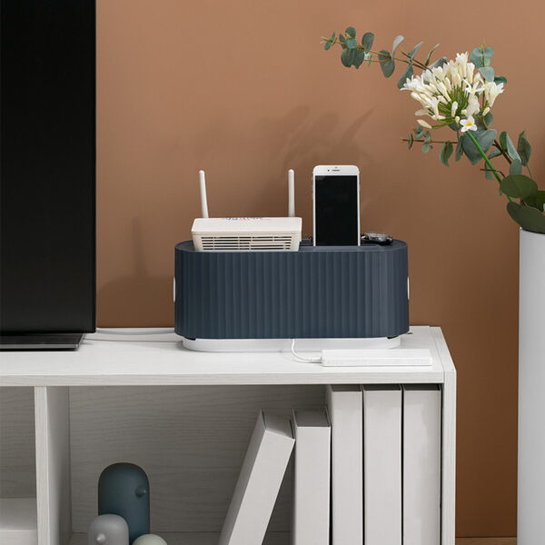 Power Strip Wire Case Cable Storage Box Anti Dust Charger Socket Organizer Network Line Storage Bin Charger Wire Management – Image 6