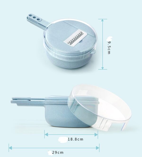 8 In 1 Mandoline Slicer Vegetable Slicer Potato Peeler Carrot Onion Grater With Strainer Vegetable Cutter Kitchen Accessories – Image 8