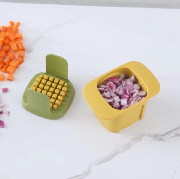 Onion Dicing Artifact French Fries Slicer Carrot Ham Slicer Household Cucumber Potato Slicer Gadget – Image 3