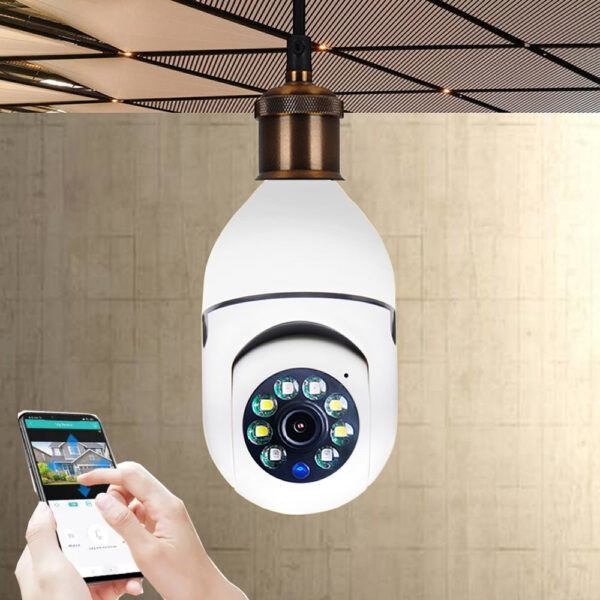 WiFi CAMERA 1080P Bulb 4X Zoom Camera E27 Home 5GWiFi Alarm Monitor – Image 5