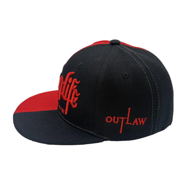 Embroidered Letters Two Colors Street Hip Hop Hat Outdoor – Image 3