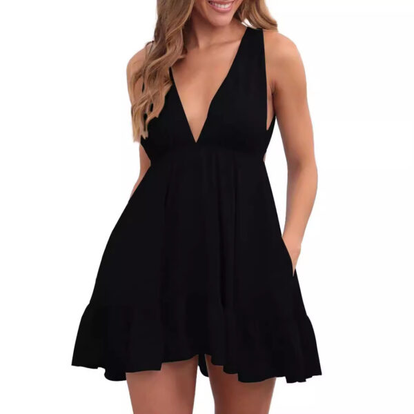 Backless Sleeveless Sling Dress Women – Image 5