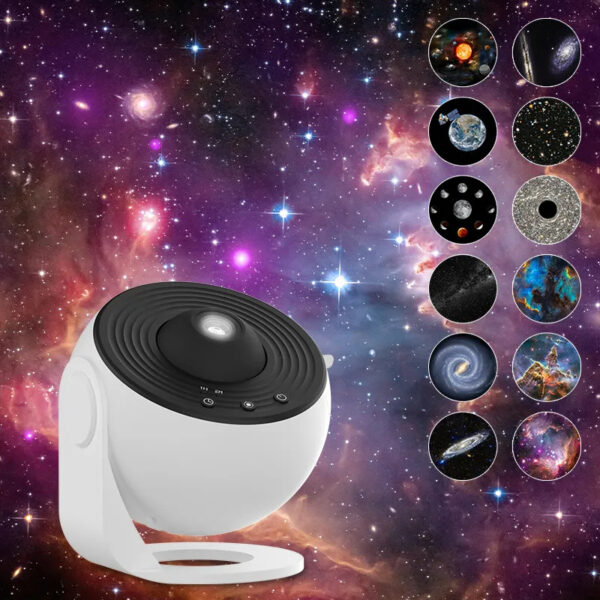 Night Light Galaxy Projector Starry Sky Projector 360 Rotate Planetarium Lamp For Kids Bedroom Valentines Day Gift Wedding Deco – Image 2