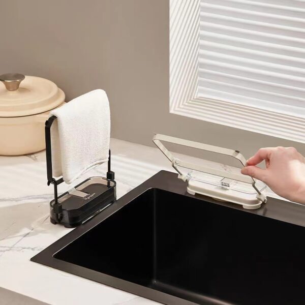 Kitchen Sink Filter Rack Suction Cup Disposable Leftover Leftovers Filter Pocket Kitchen Garbage Drain Rack Sink Strainer Kitchen Gadgets – Image 3