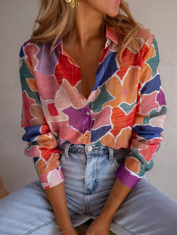 Women's Fashion Casual All-match Short-sleeved Shirt – Image 6