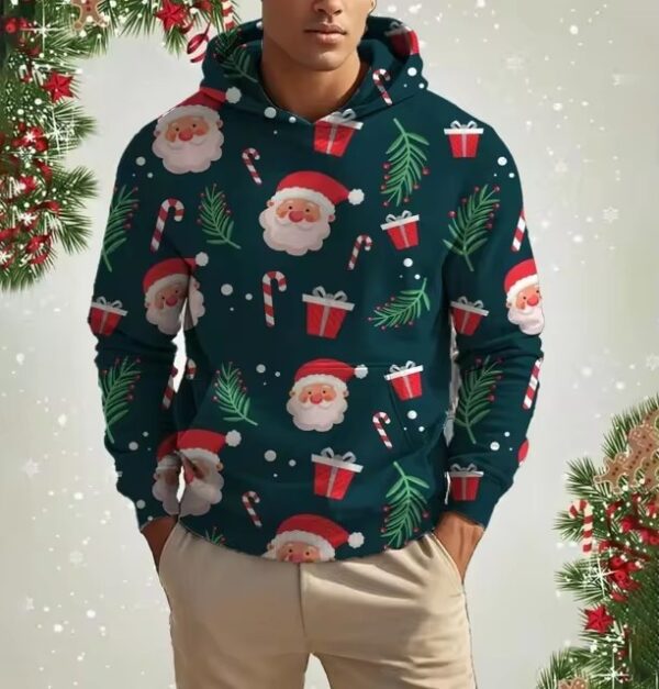 Christmas Men's Hoodie 3d Digital Printing – Image 10