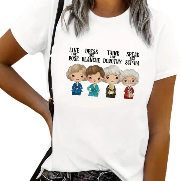 Women's Short-sleeved T-shirt Fashion Casual Home – Image 2
