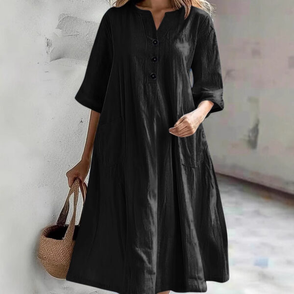 Cross Border Dress Loose Three-button Pocket Jumpsuit – Image 4