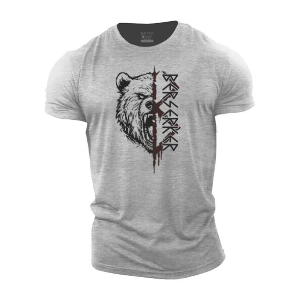 Round Neck 3D Printed Short Sleeve T-shirt – Image 7