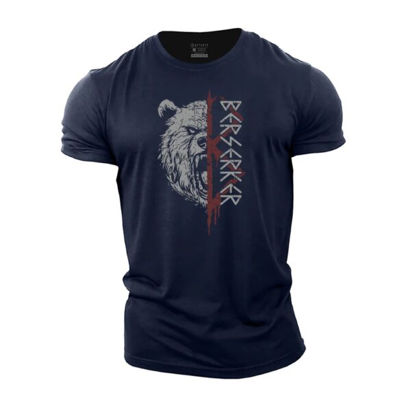 Round Neck 3D Printed Short Sleeve T-shirt – Image 3