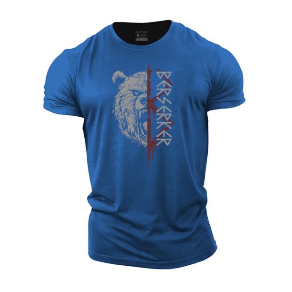 Round Neck 3D Printed Short Sleeve T-shirt – Image 4