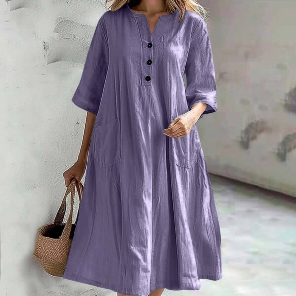 Cross Border Dress Loose Three-button Pocket Jumpsuit – Image 8