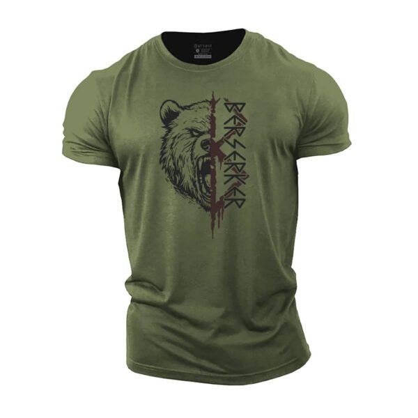 Round Neck 3D Printed Short Sleeve T-shirt – Image 2