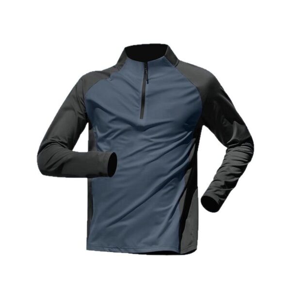 Half Zipper Training Wear Men's Quick Drying Clothes Long Sleeve Trousers Suit – Image 5