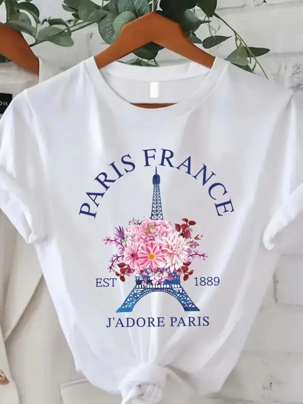 Women's Short-sleeved T-shirt Fashion Casual Home – Image 3