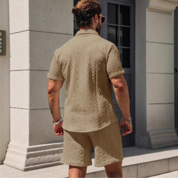 Men's Shirt Casual Loose Short Sleeves Shorts – Image 2