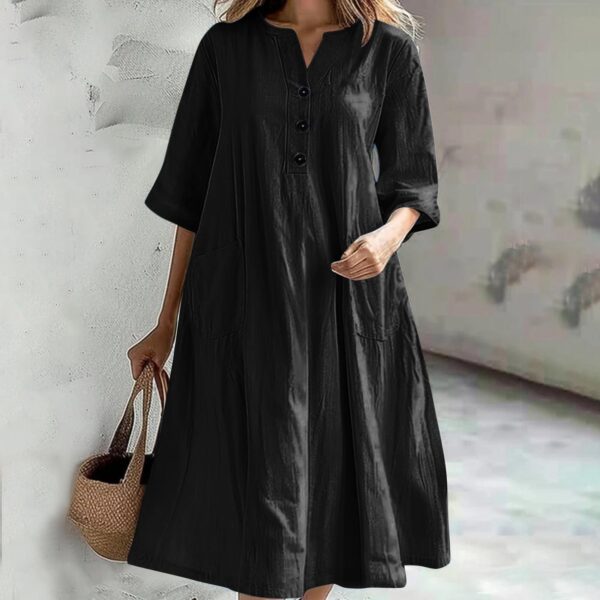 Cross Border Dress Loose Three-button Pocket Jumpsuit – Image 7