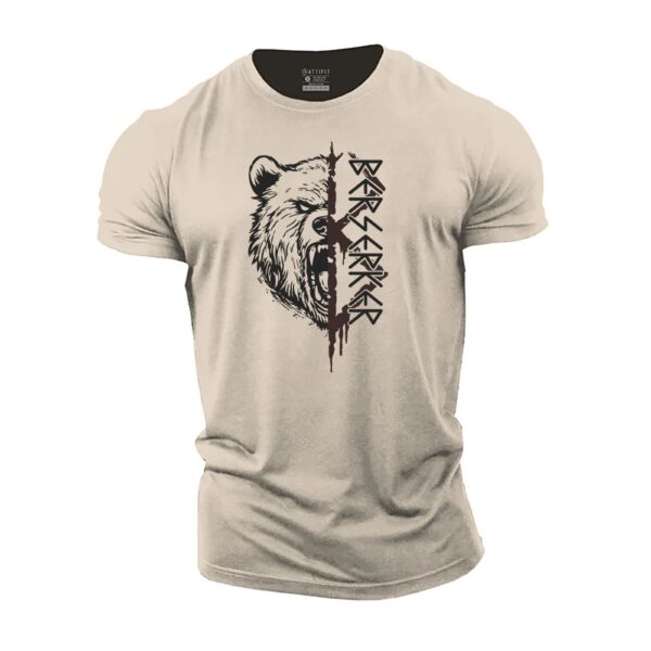 Round Neck 3D Printed Short Sleeve T-shirt – Image 5