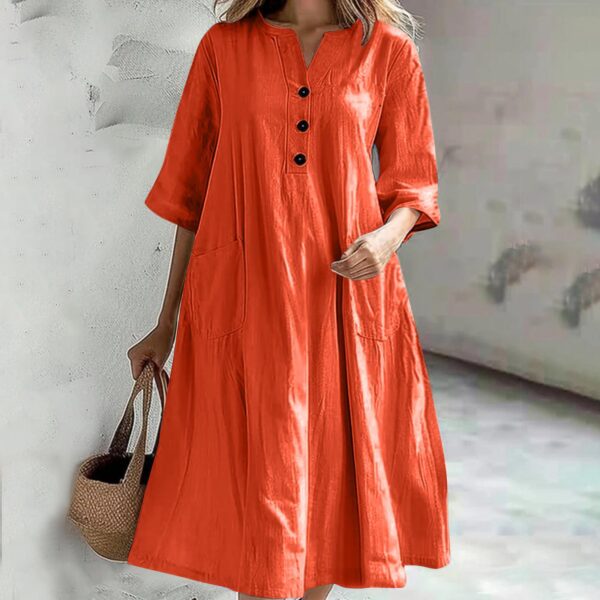 Cross Border Dress Loose Three-button Pocket Jumpsuit – Image 9