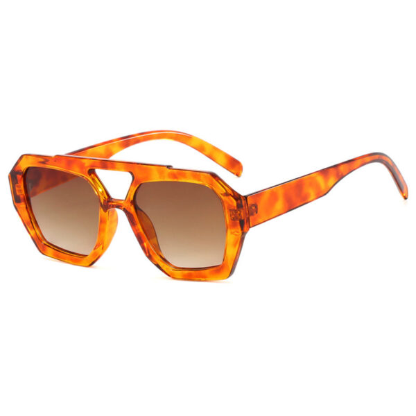 Ins Big Frame Leopard Sunglasses Summer Sunshade Beach Vacation Glasses – Image 6