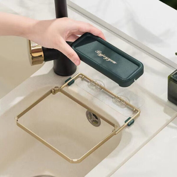Kitchen Sink Filter Rack Suction Cup Disposable Leftover Leftovers Filter Pocket Kitchen Garbage Drain Rack Sink Strainer Kitchen Gadgets – Image 9