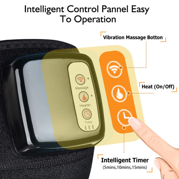 Electric Infrared Heating Knee Massager Wrap Elbow Joint Support Vibration Therapy Physiotherapy Machine Pain Relief Massageador – Image 6
