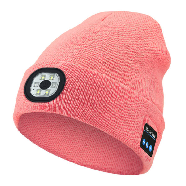 Removable And Washable Rechargeable LED Luminous Lighting Knitted Hat – Image 9