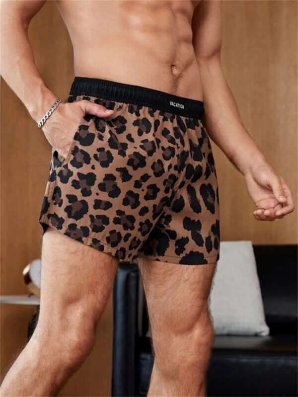 Basic Mass Men's Striped Digital Printed Shorts – Image 7