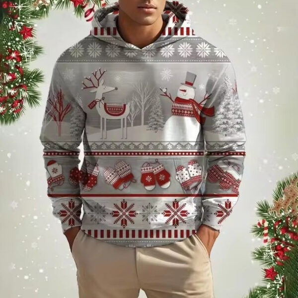 Christmas Men's Hoodie 3d Digital Printing – Image 2