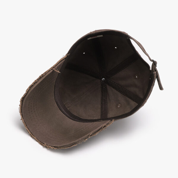 Letter Three-dimensional Embroidery Soft Top Burr Men's Baseball Cap – Image 4