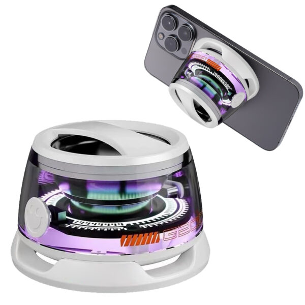 Portable Bluetooth Speaker G200 RGB Lighting Speaker BT5.3 Mini Sound Box 7 Hours Playback Magnetic Phone Holder – Image 2