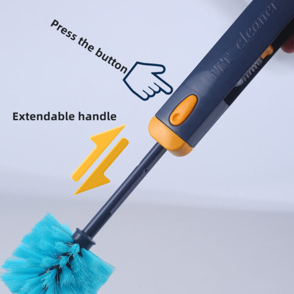 4 In 1 Bottle Gap Cleaner Brush Multifunctional Cup Cleaning Brushes Water Bottles Clean Tool Mini Silicone U-shaped Brush Kitchen Gadgets – Image 2