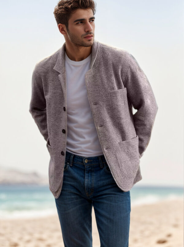 Trendy Fashion Jacket Casual Coat – Image 7
