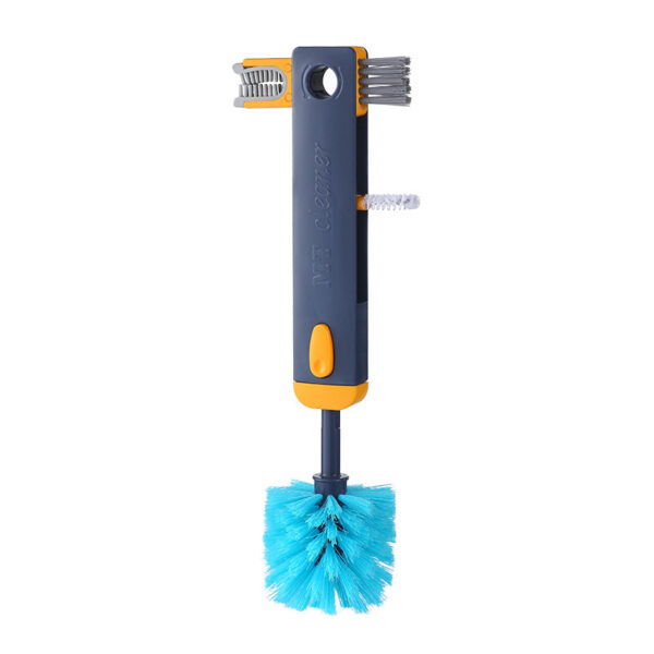 4 In 1 Bottle Gap Cleaner Brush Multifunctional Cup Cleaning Brushes Water Bottles Clean Tool Mini Silicone U-shaped Brush Kitchen Gadgets – Image 9