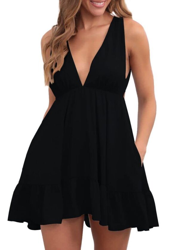 Backless Sleeveless Sling Dress Women – Image 8