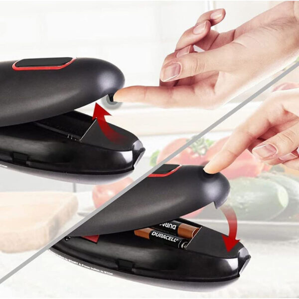 Electric Can Opener Automatic Jar Bottle Can Machine One Touch Portable Kitchen Hand Free Opening Opener Tool Gadgets – Image 2