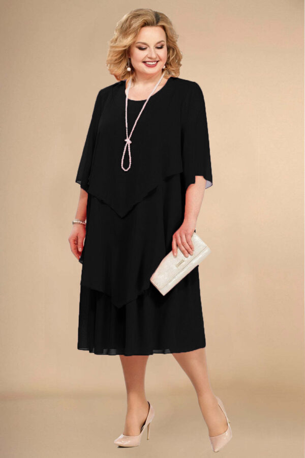 Chiffon Plus Size Mom Beach Dress – Image 6
