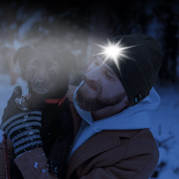 Removable And Washable Rechargeable LED Luminous Lighting Knitted Hat – Image 3