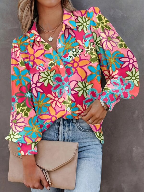 Women's Fashion Casual All-match Short-sleeved Shirt – Image 5