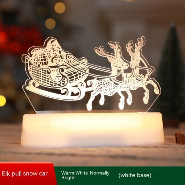 Christmas Decoration 3D Lamp Acrylic LED Night Lights New Year Valentines Day Christmas Kids Gift Christmas Ornaments – Image 7