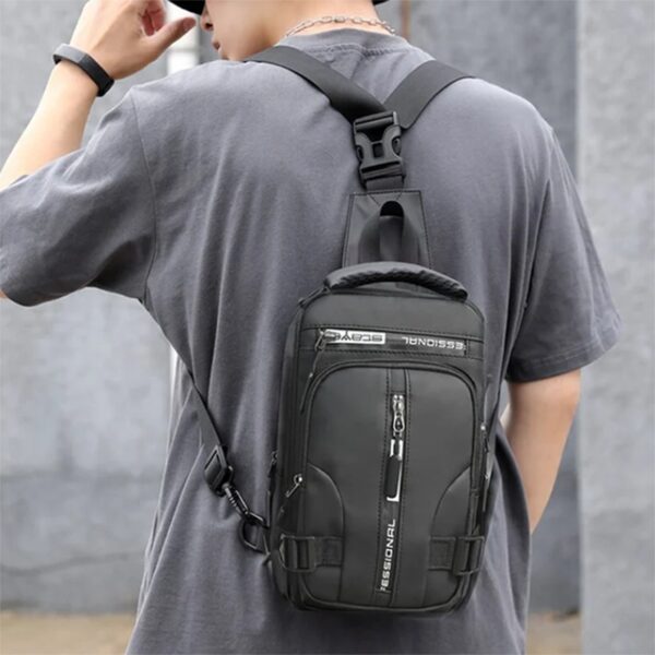 Crossbody Bags Men Multifunctional Backpack Shoulder Chest Bags – Image 3