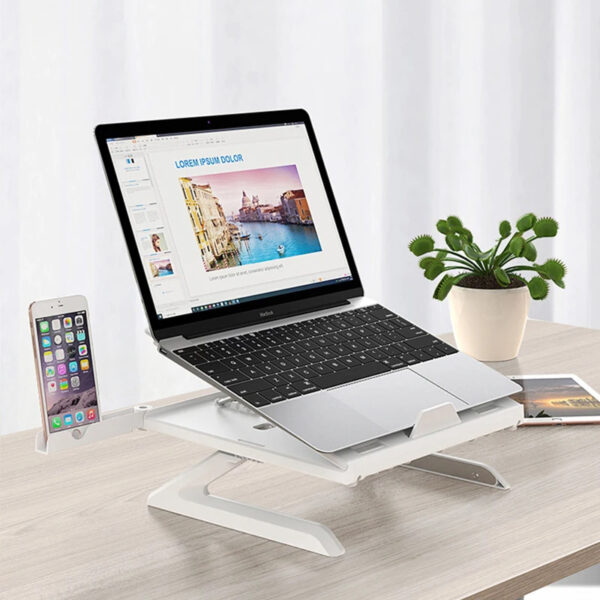 New Laptop Stand Multifunctional Folding Lift Portable Laptop Stand Monitor Increase Rack Aluminum Alloy Base – Image 2
