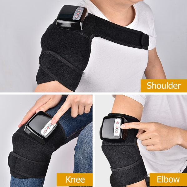 Electric Infrared Heating Knee Massager Wrap Elbow Joint Support Vibration Therapy Physiotherapy Machine Pain Relief Massageador – Image 5