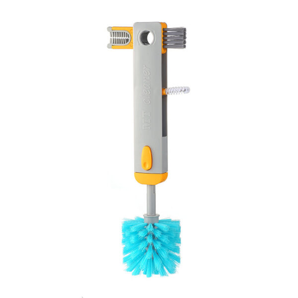 4 In 1 Bottle Gap Cleaner Brush Multifunctional Cup Cleaning Brushes Water Bottles Clean Tool Mini Silicone U-shaped Brush Kitchen Gadgets – Image 10
