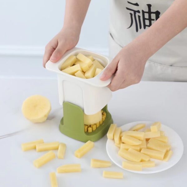 Onion Dicing Artifact French Fries Slicer Carrot Ham Slicer Household Cucumber Potato Slicer Gadget – Image 2